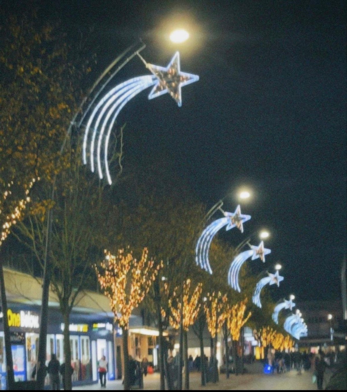 Cadde Yılbaşı Süslemeleri
